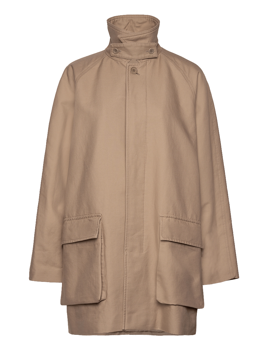 Filippa K - Padded Patch Pocket Jacket - parkas - khaki beig - 2