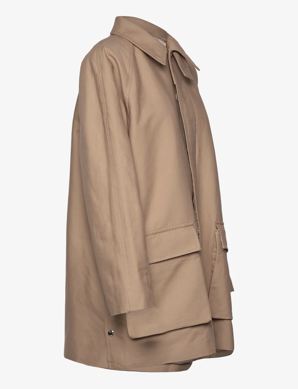 Filippa K - Padded Patch Pocket Jacket - parka coats - khaki beig - 4