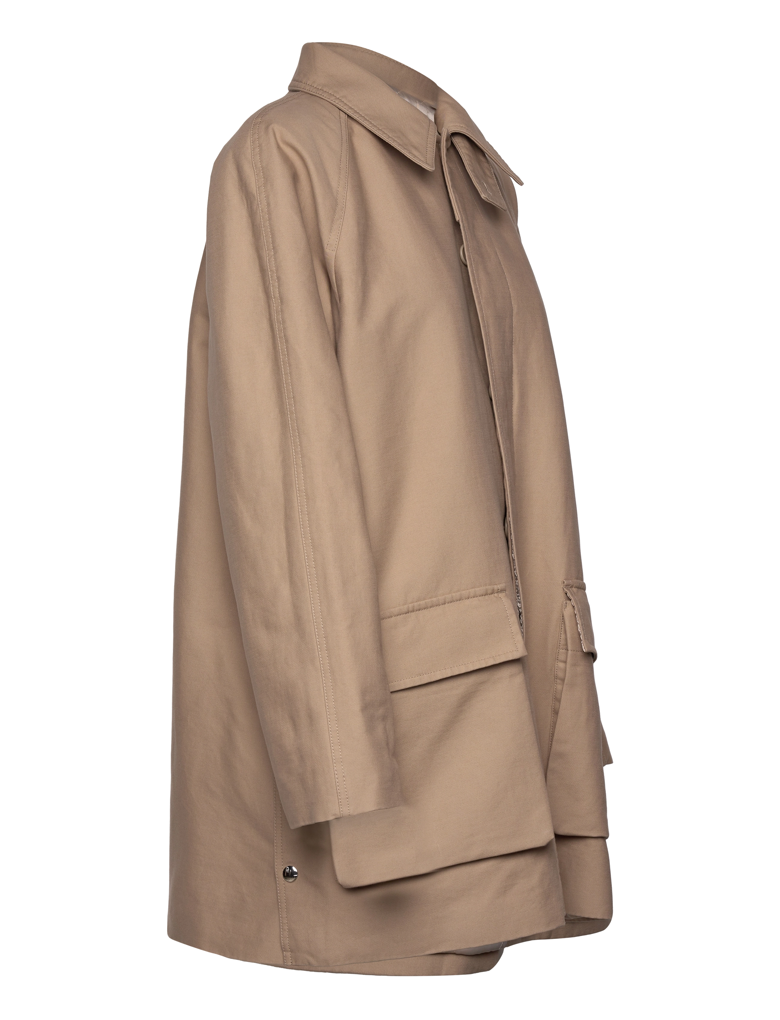 Filippa K - Padded Patch Pocket Jacket - Üleriided - khaki beig - 4