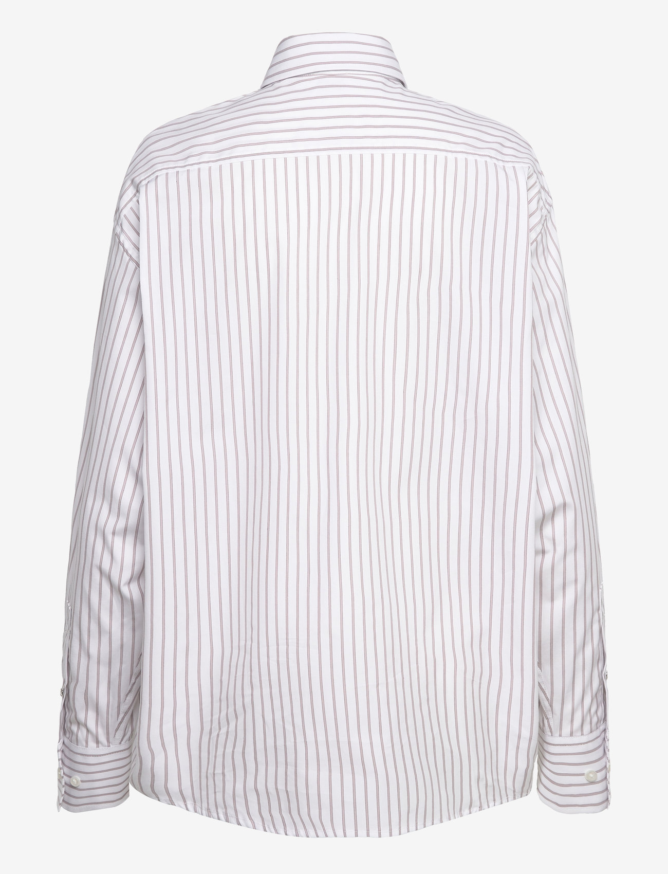 Filippa K - Classic Stripe Shirt - langærmede skjorter - faded viol - 1