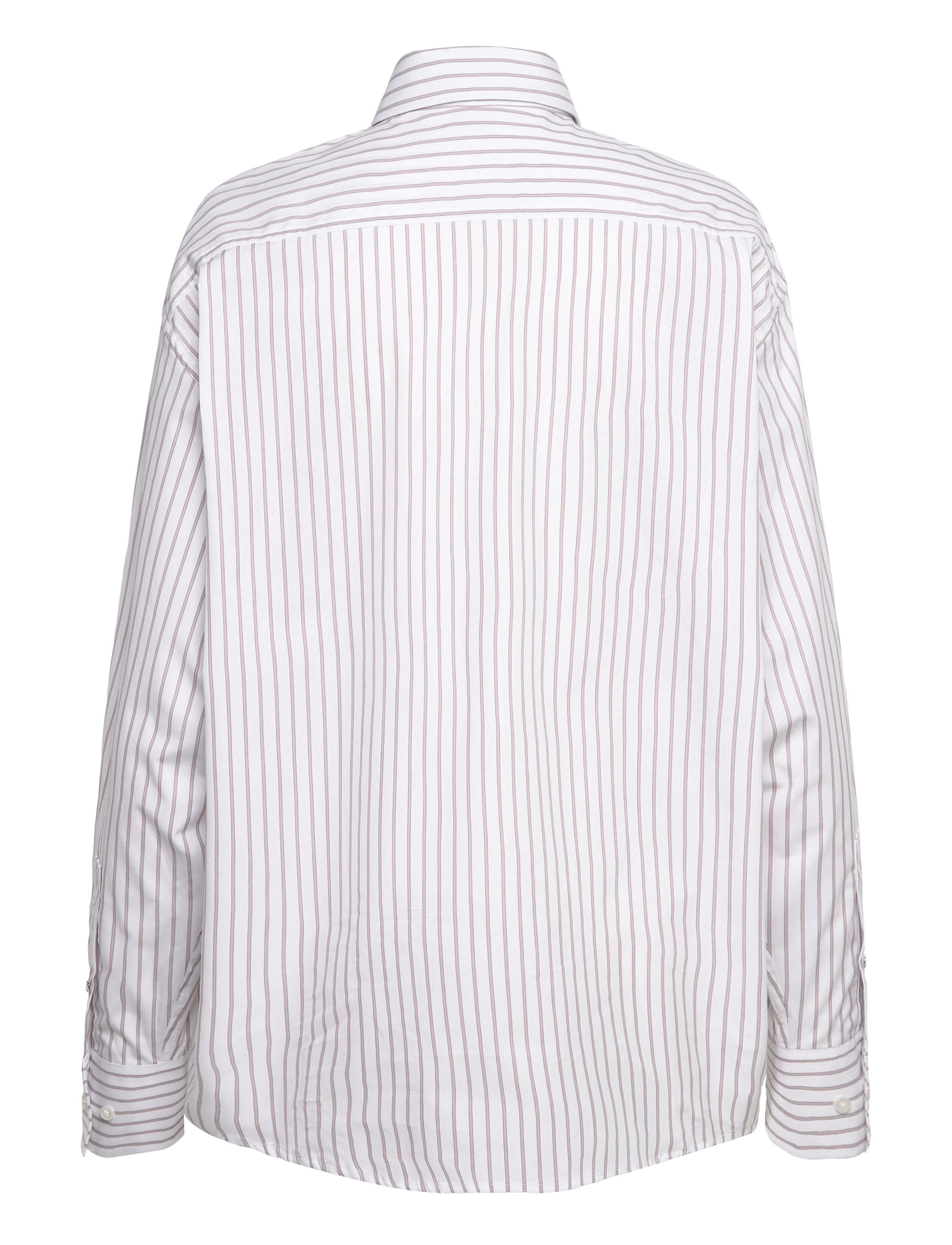 Filippa K - Classic Stripe Shirt - pitkähihaiset kauluspaidat - faded viol - 1