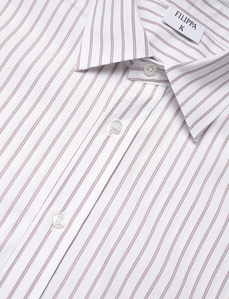 Filippa K - Classic Stripe Shirt - koszule z długimi rękawami - faded viol - 2