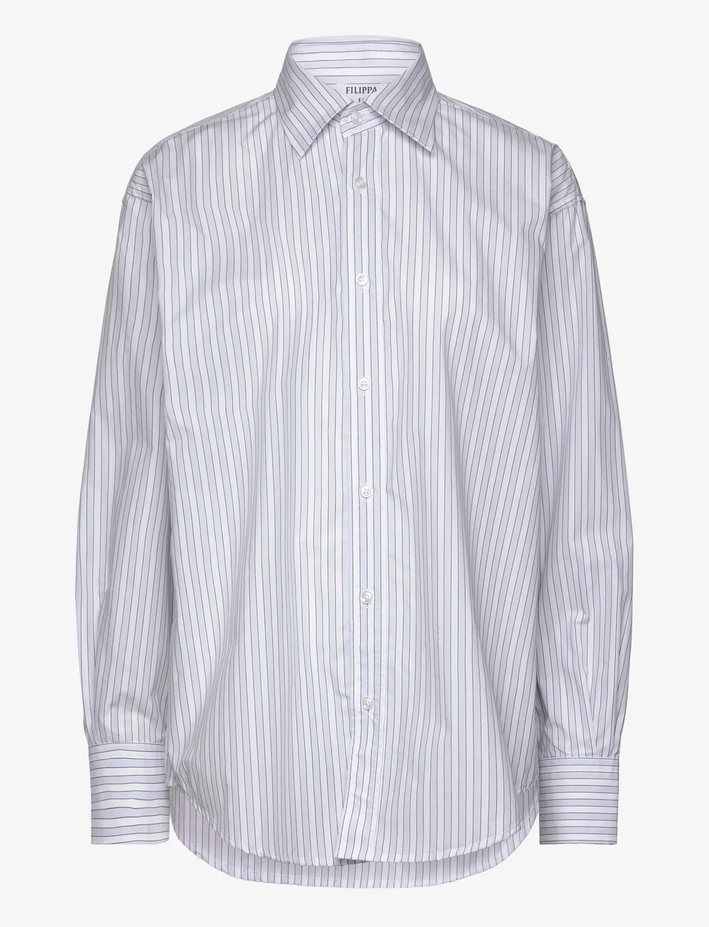 Filippa K - Classic Stripe Shirt - pikkade varrukatega särgid - ice blue/w - 0