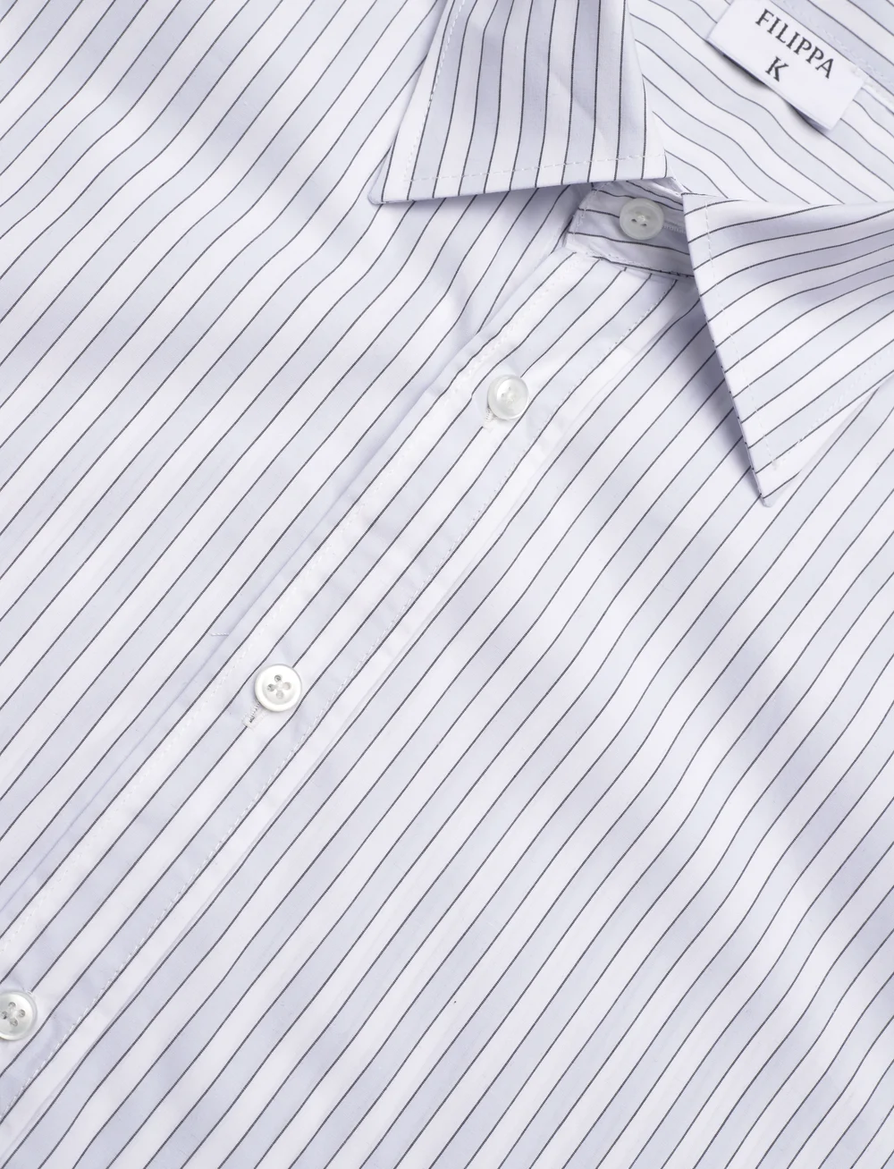 Filippa K - Classic Stripe Shirt - pikkade varrukatega särgid - ice blue/w - 2