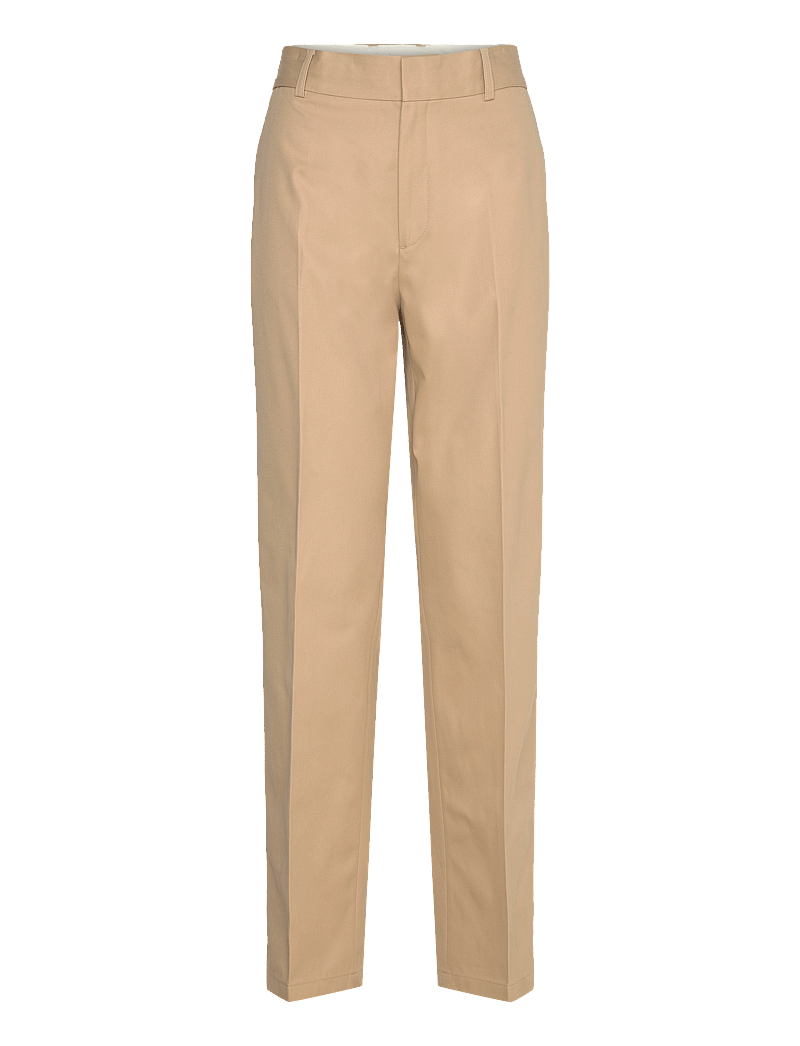 Filippa K - Tailored Cotton Trousers - formell - sand beige - 0