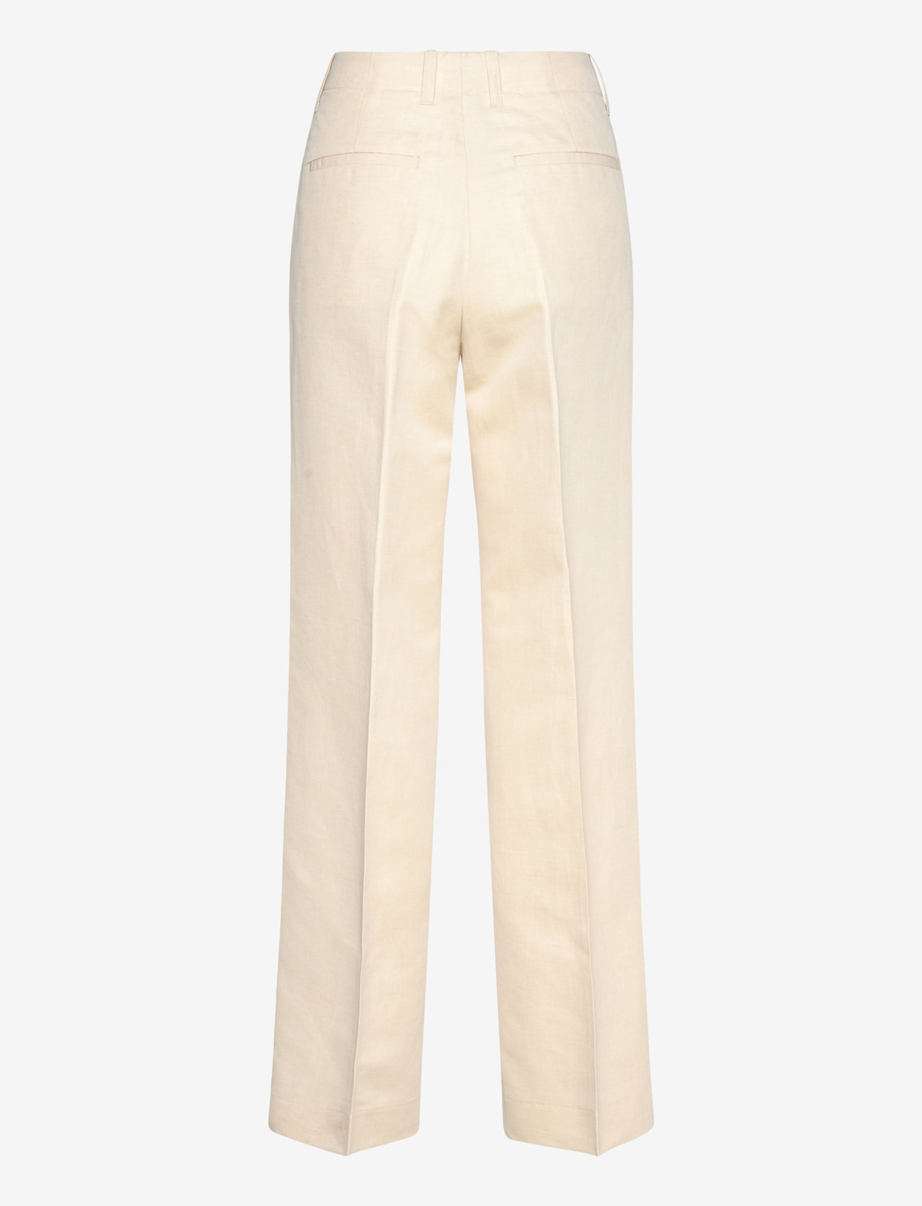 Filippa K - Relaxed Straight Cotton Linen - linnebyxor - cream whit - 1