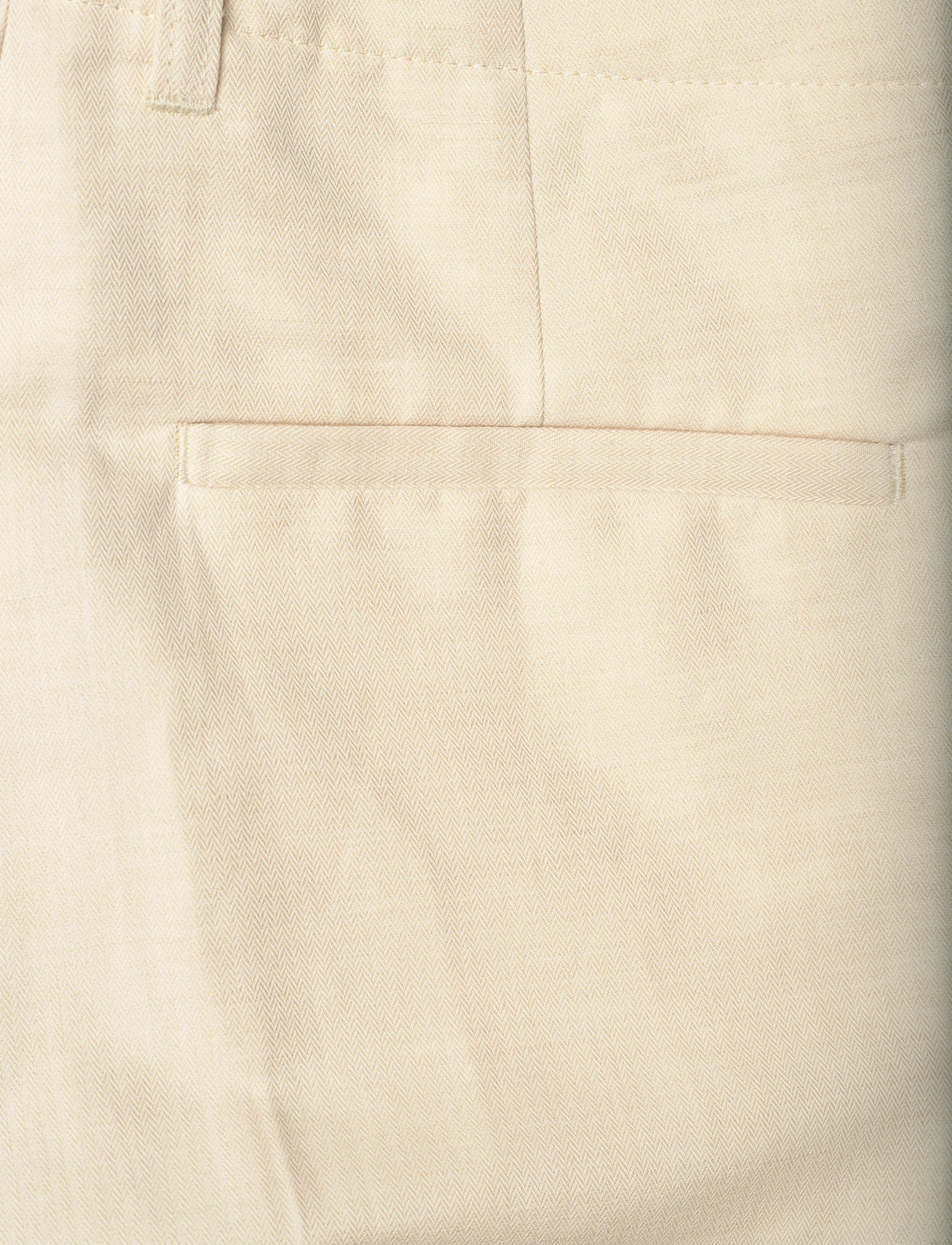 Filippa K - Relaxed Straight Cotton Linen - leinenhosen - cream whit - 4