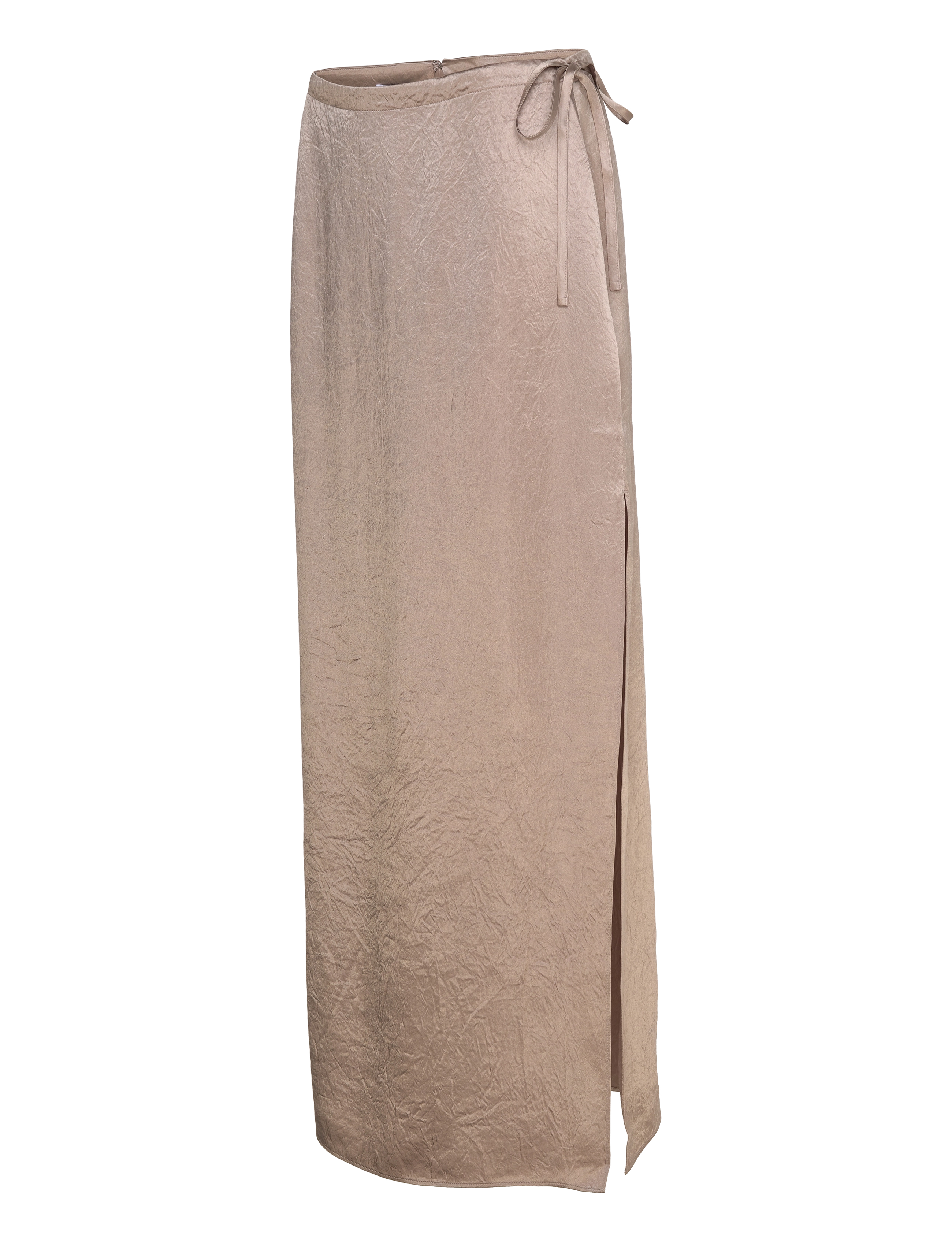 Filippa K - Crinkled Pencil Skirt - dark taupe - 2