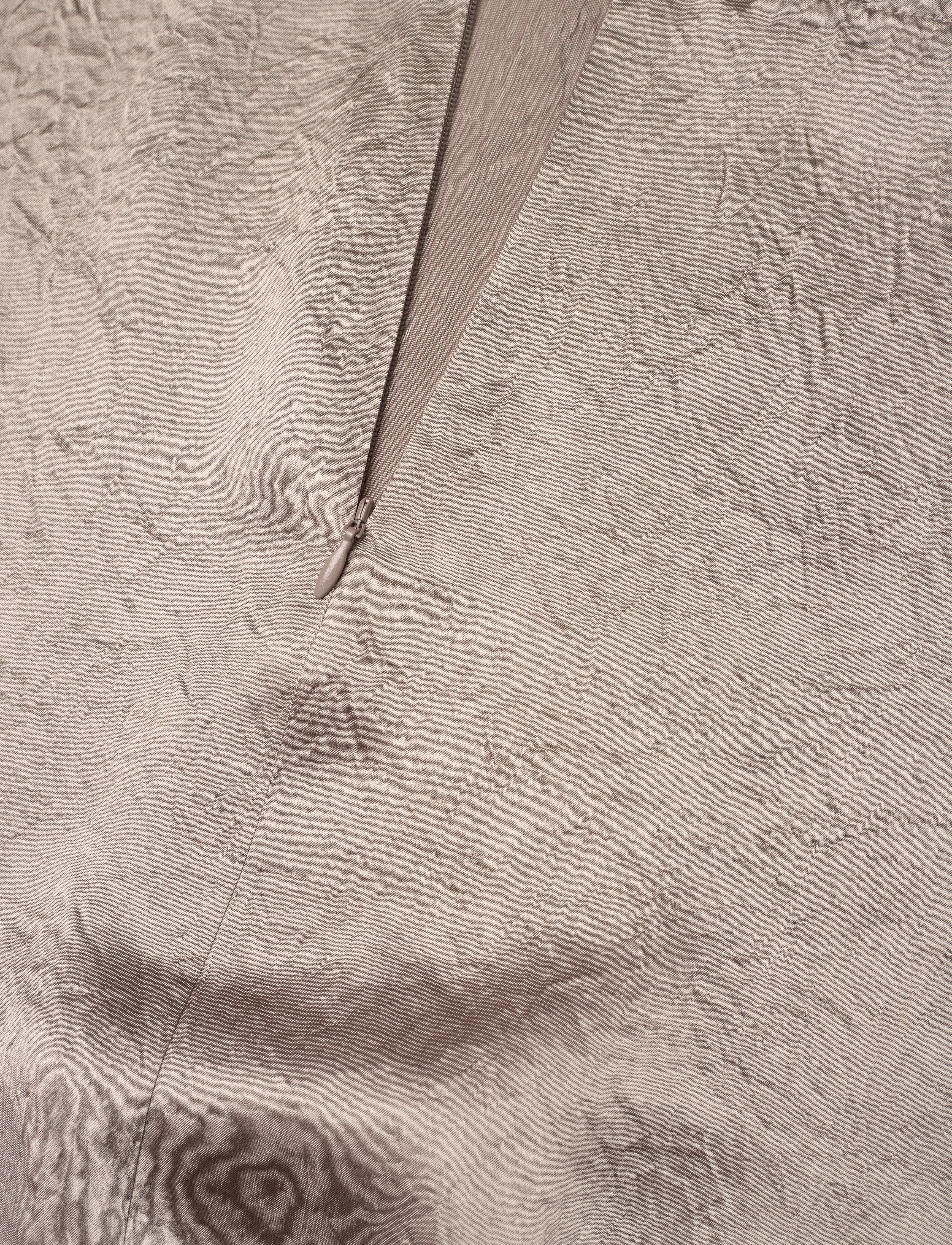 Filippa K - Crinkled Pencil Skirt - dark taupe - 4