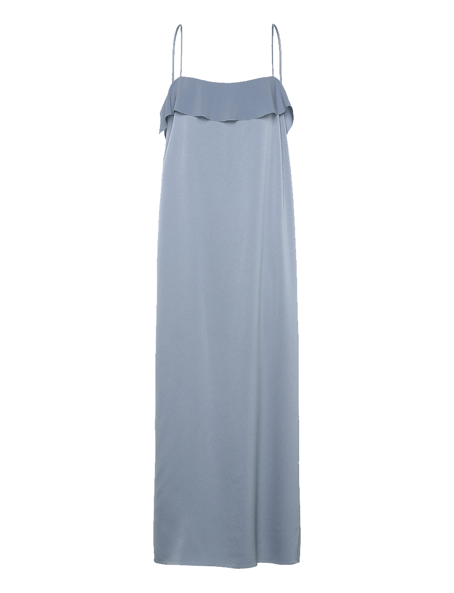 Filippa K - Fluid Draped Strap Dress - sommarklänningar - air blue - 0