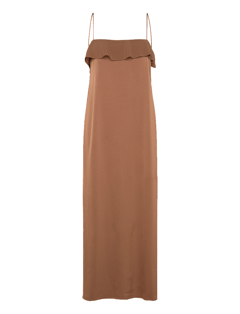 Filippa K - Fluid Draped Strap Dress - sommerkleider - light brow - 0