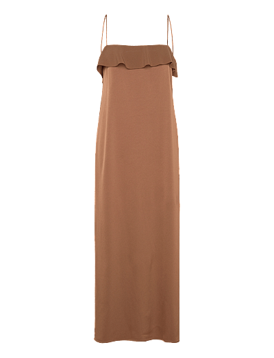 Filippa K Fluid Draped Strap Dress - Filippa K - LIGHT BROW / brown
