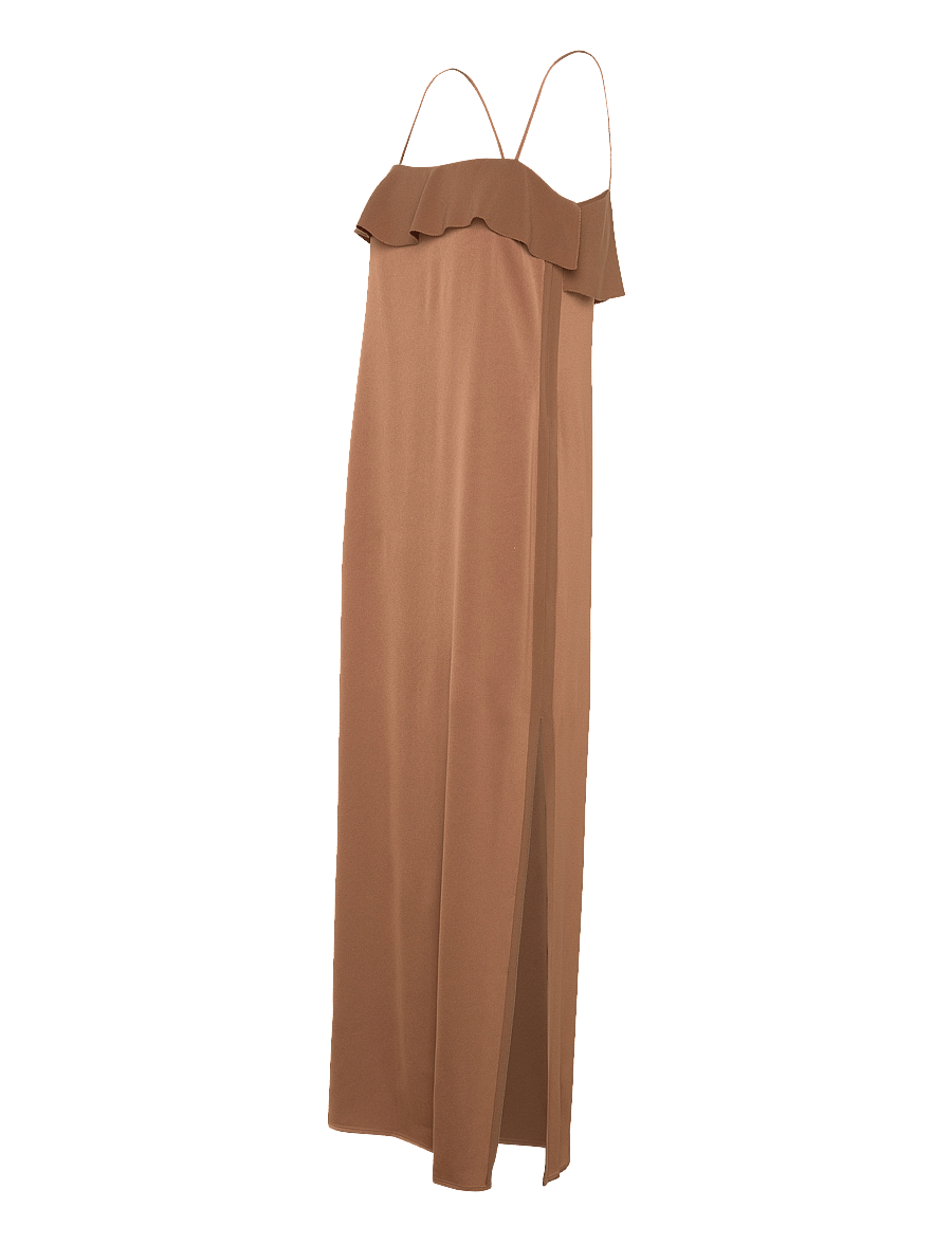 Filippa K - Fluid Draped Strap Dress - sommarklänningar - light brow - 2