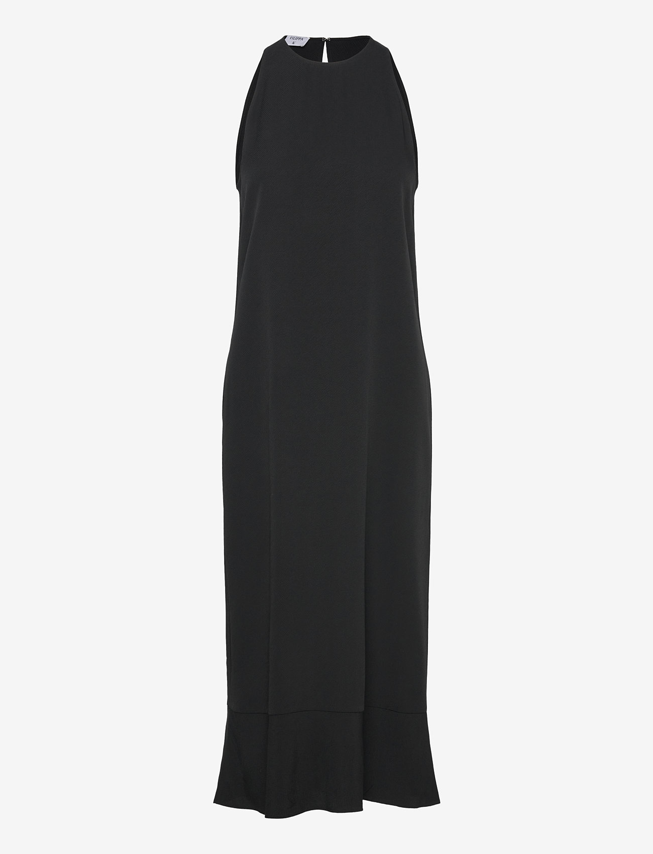 Filippa K - Draped Twill Tank Dress - midikleider - black - 0