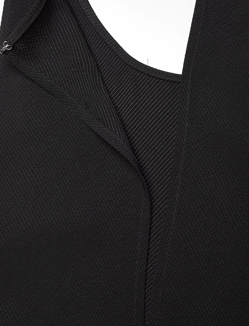 Filippa K - Draped Twill Tank Dress - midi kjoler - black - 3