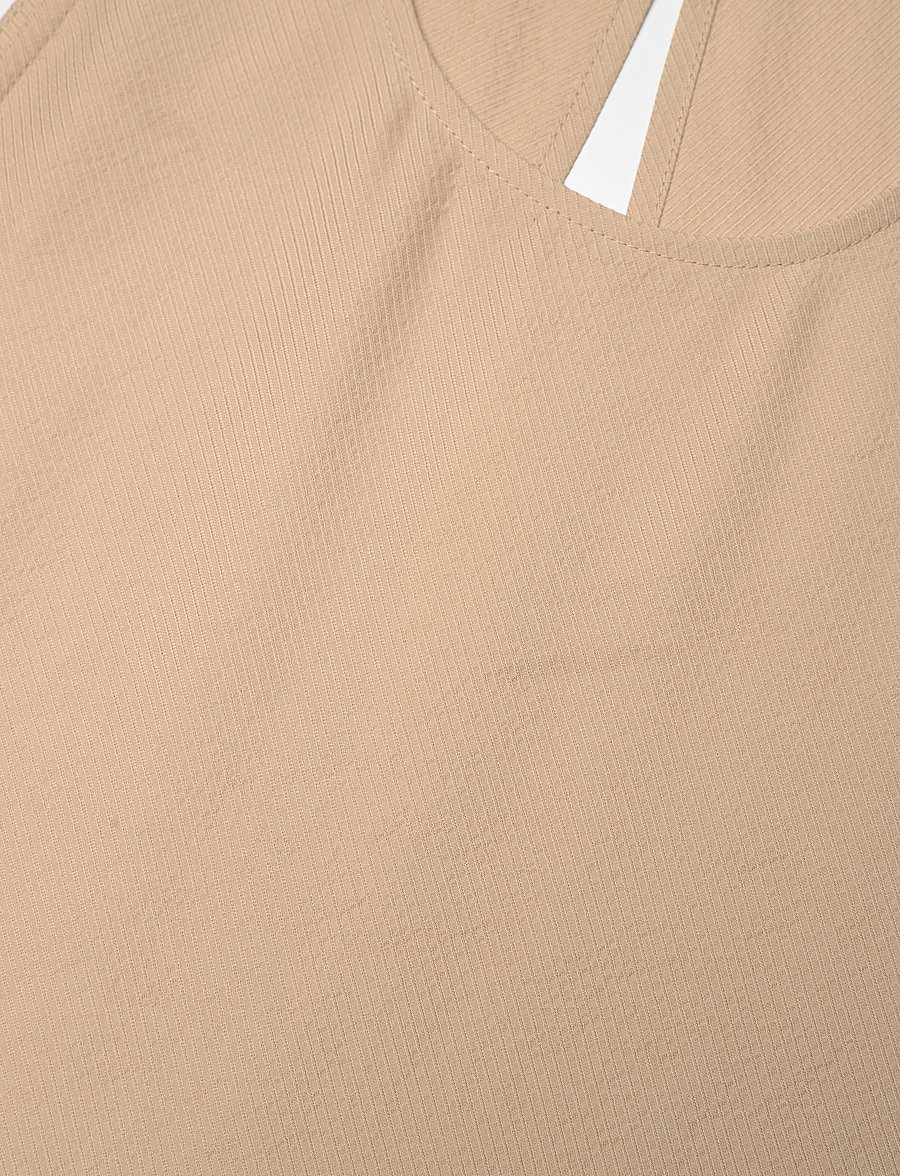 Filippa K - Draped Twill Tank Dress - robes midi - caramel be - 2