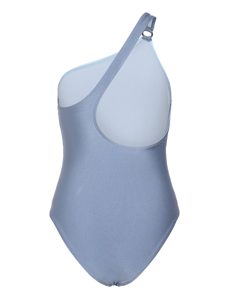 Filippa K - Asymmetric Shimmer Swimsuit - baddräkter - air blue - 1