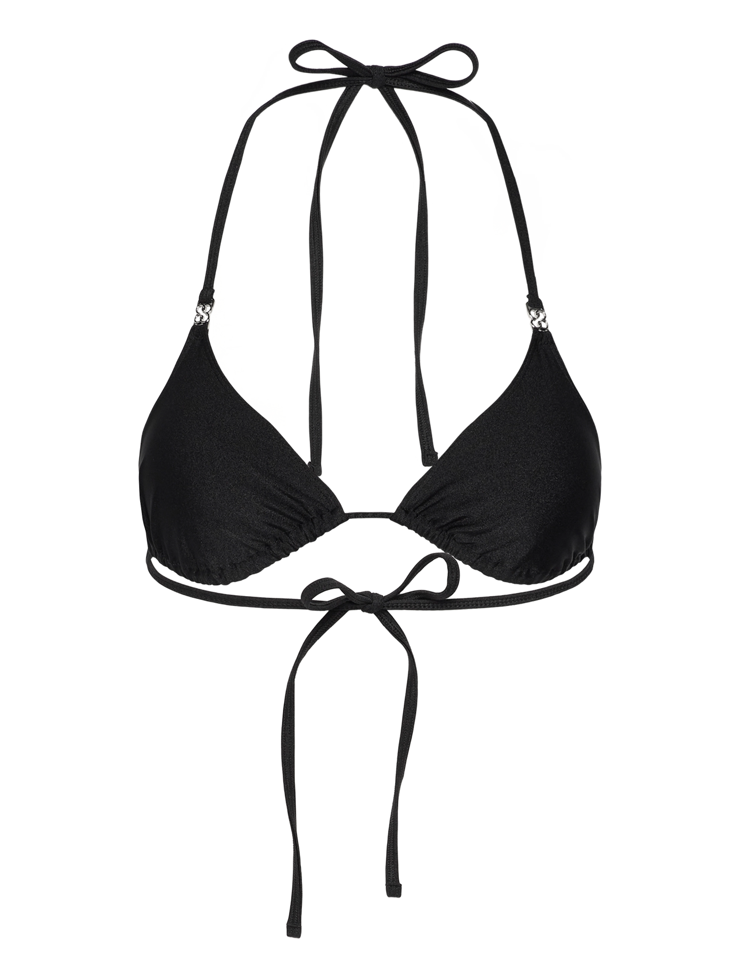 Filippa K Triangle Bikini Top - Bademode - BLACK / black