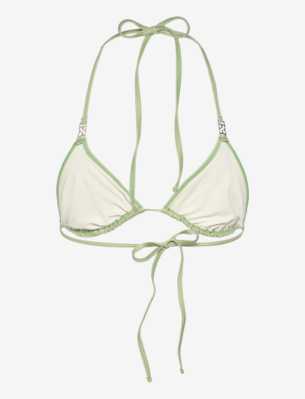 Filippa K - Triangle Bikini Top - triangelformad bikinis - pastel gre - 1