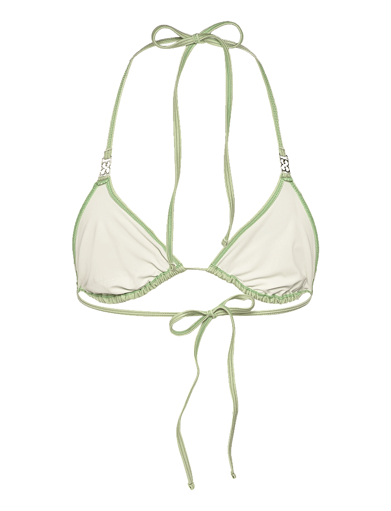 Filippa K - Triangle Bikini Top - triangelformad bikinis - pastel gre - 1