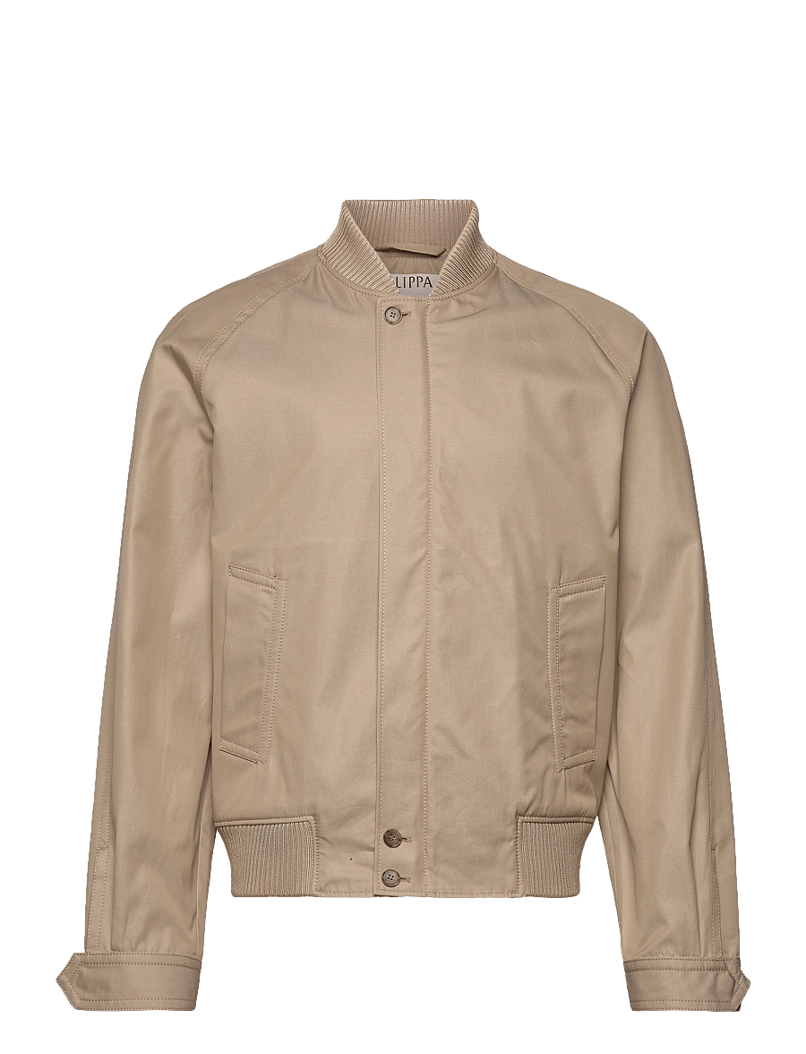 Filippa K - Cotton Track Jacket - herbstjacken - khaki beig - 0