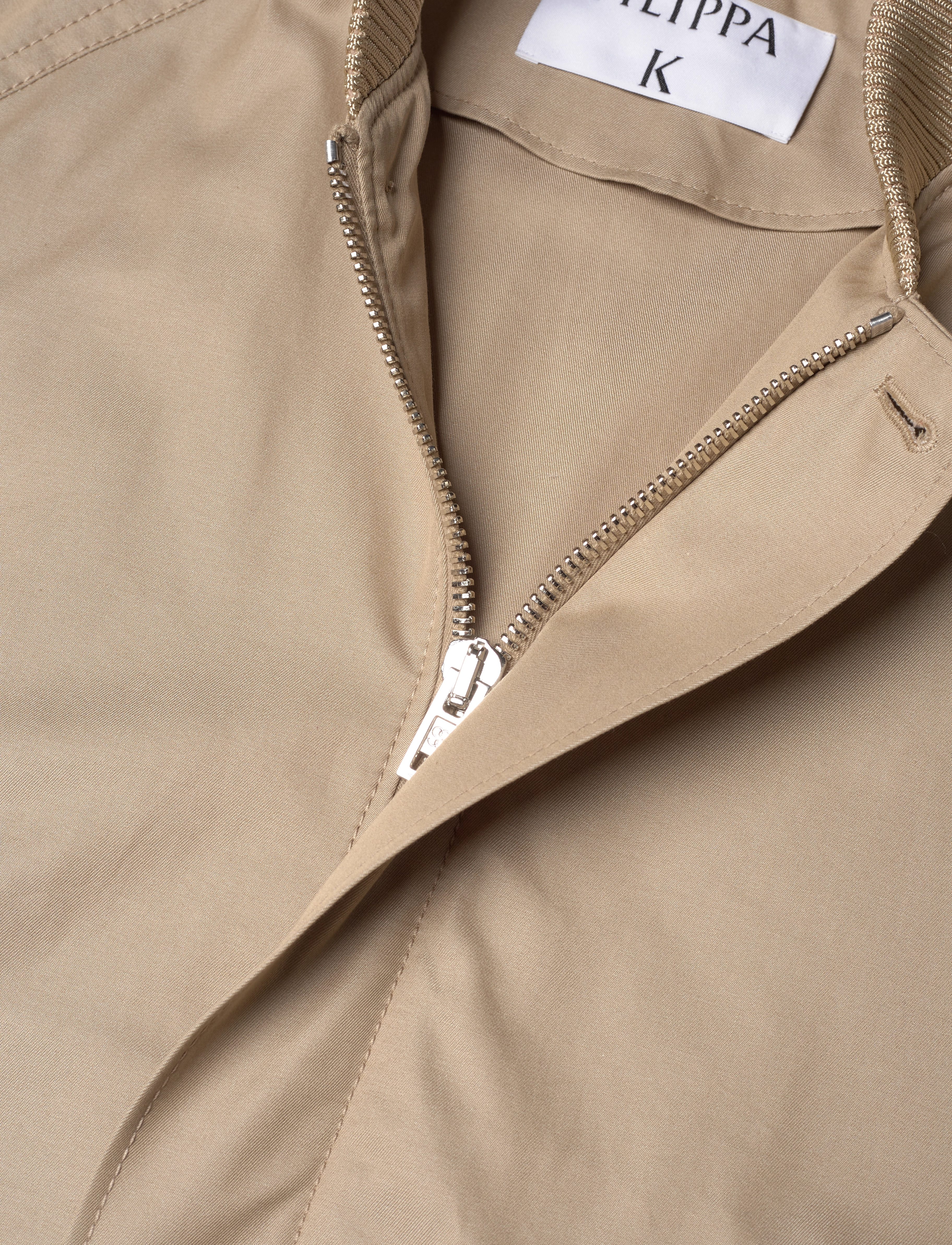 Filippa K - Cotton Track Jacket - frühlingsjacken - khaki beig - 2