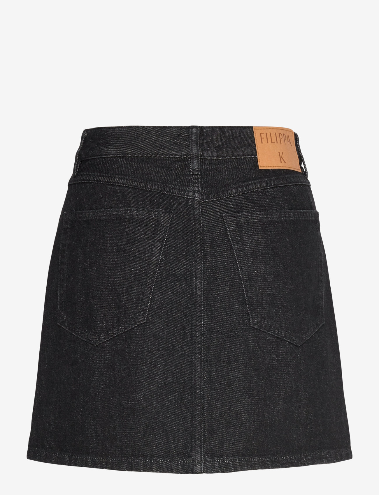 Filippa K - Patch Pocket Mini Skirt - black wash - 1