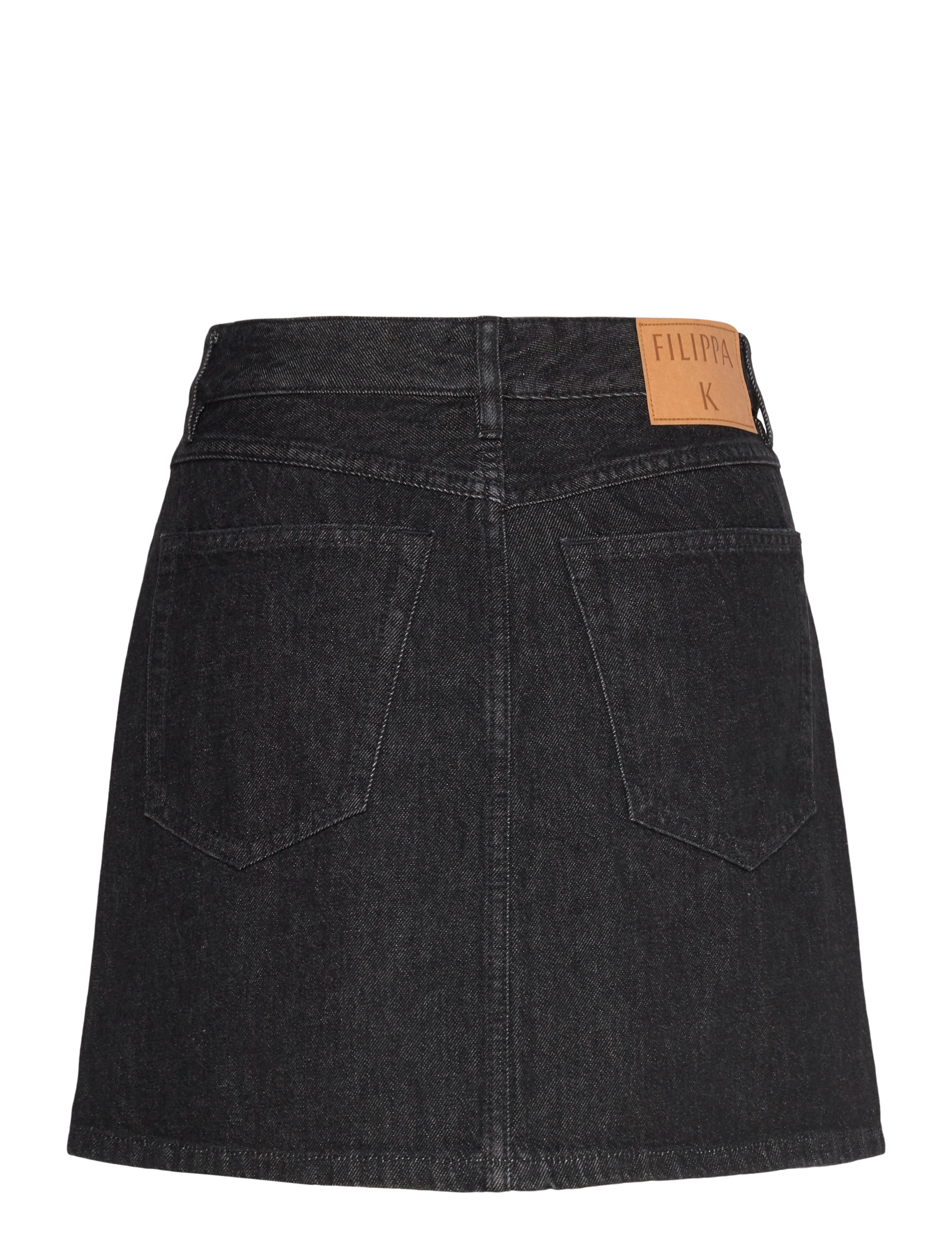 Filippa K - Patch Pocket Mini Skirt - black wash - 1