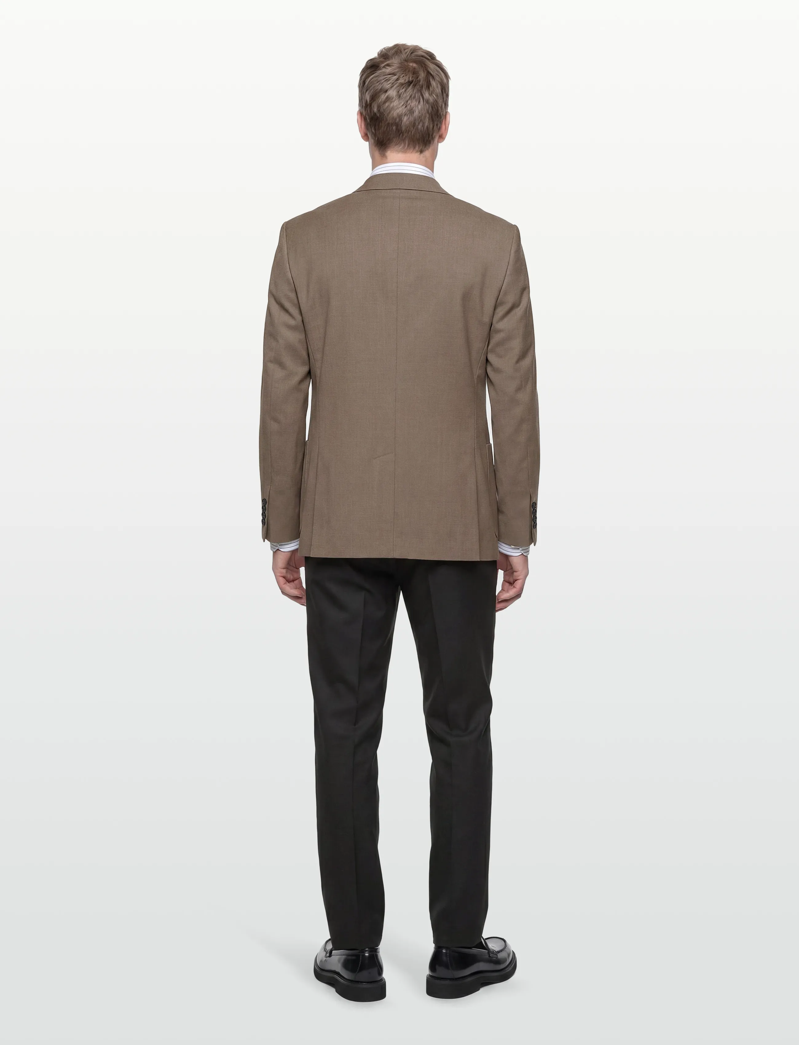 Filippa K - Michael Blazer - kahe rinnatisega pintsakud - light driftwood melange - 4