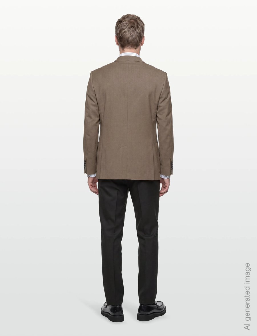 Filippa K - Michael Blazer - double breasted blazers - light driftwood melange - 4