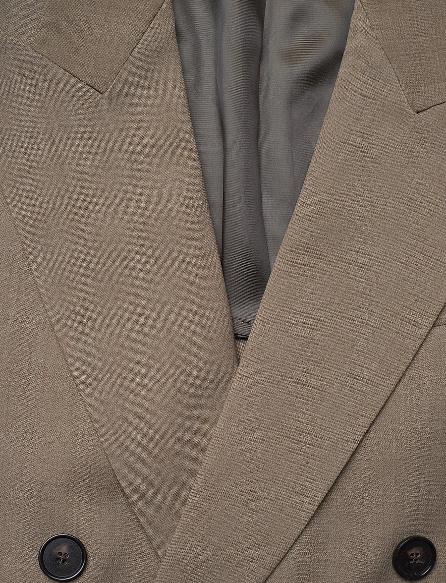 Filippa K - Michael Blazer - double breasted blazers - light driftwood melange - 5