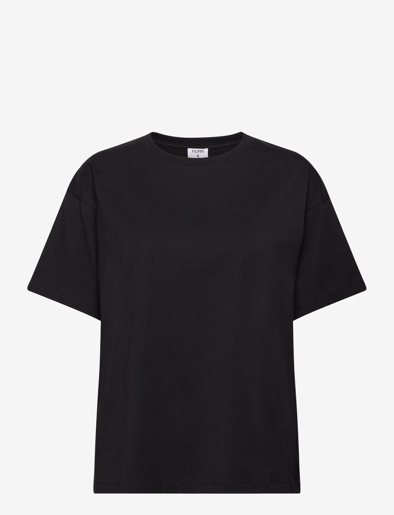 Filippa K - Loose Fit Tee - t-shirts - black - 0