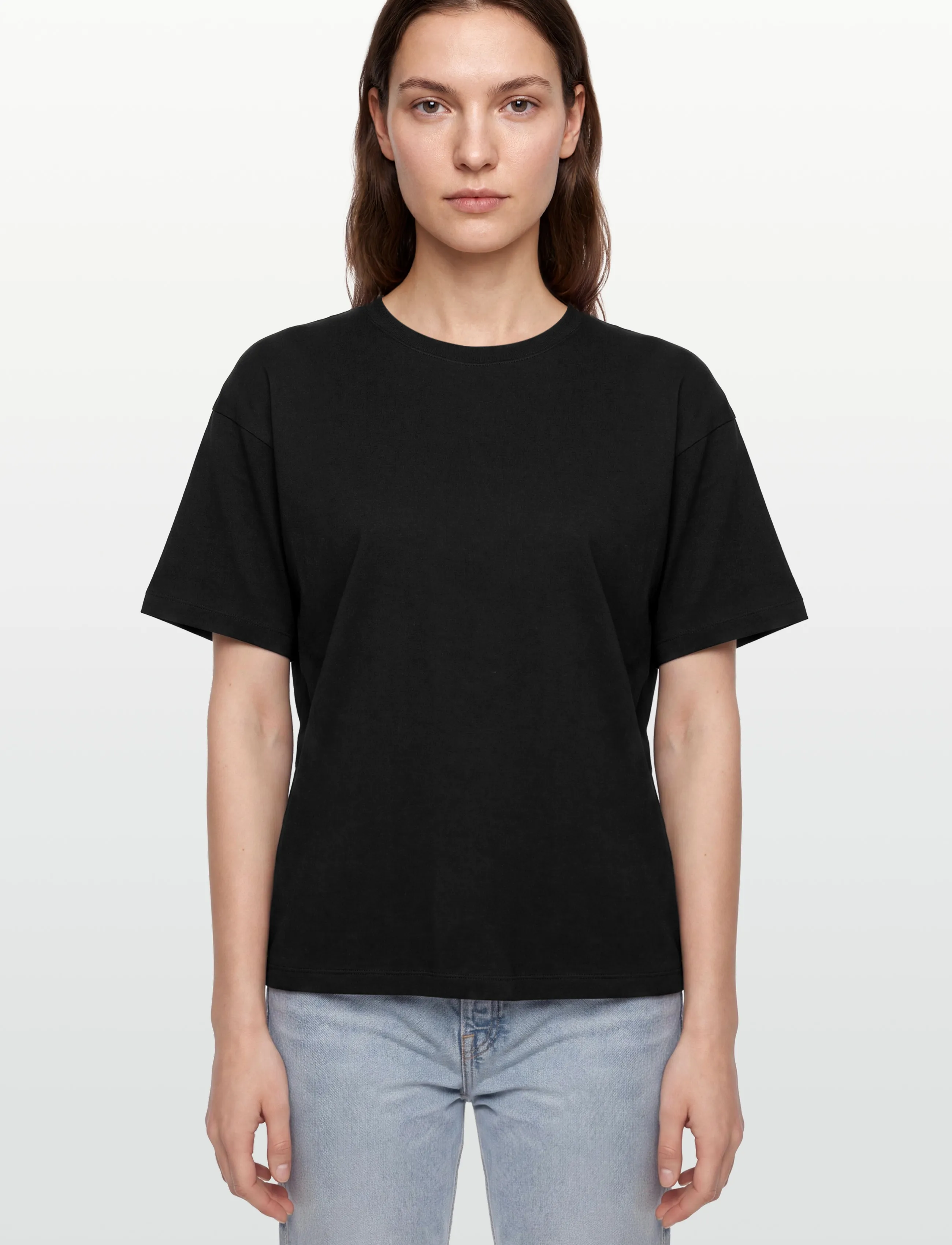 Filippa K - Loose Fit Tee - t-shirts - black - 3