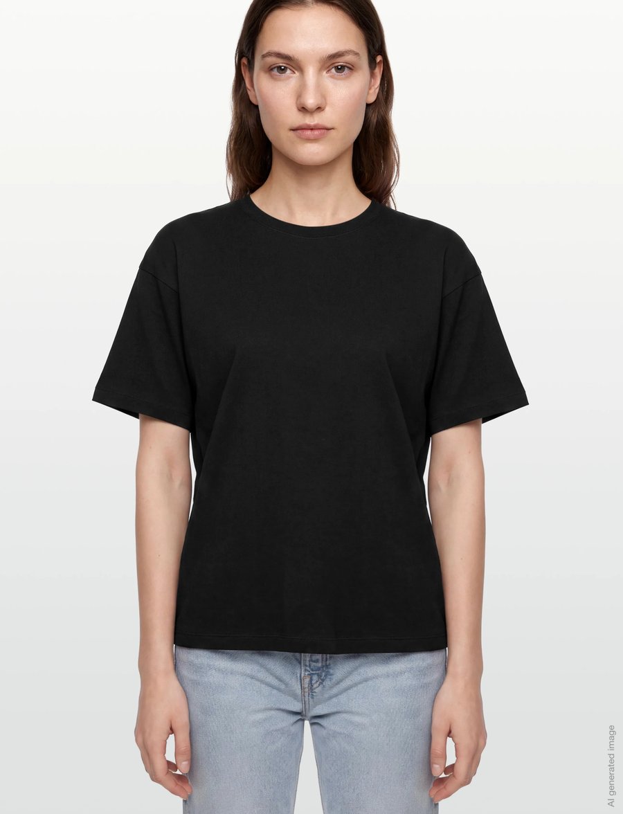 Filippa K - Loose Fit Tee - t-shirts - black - 3