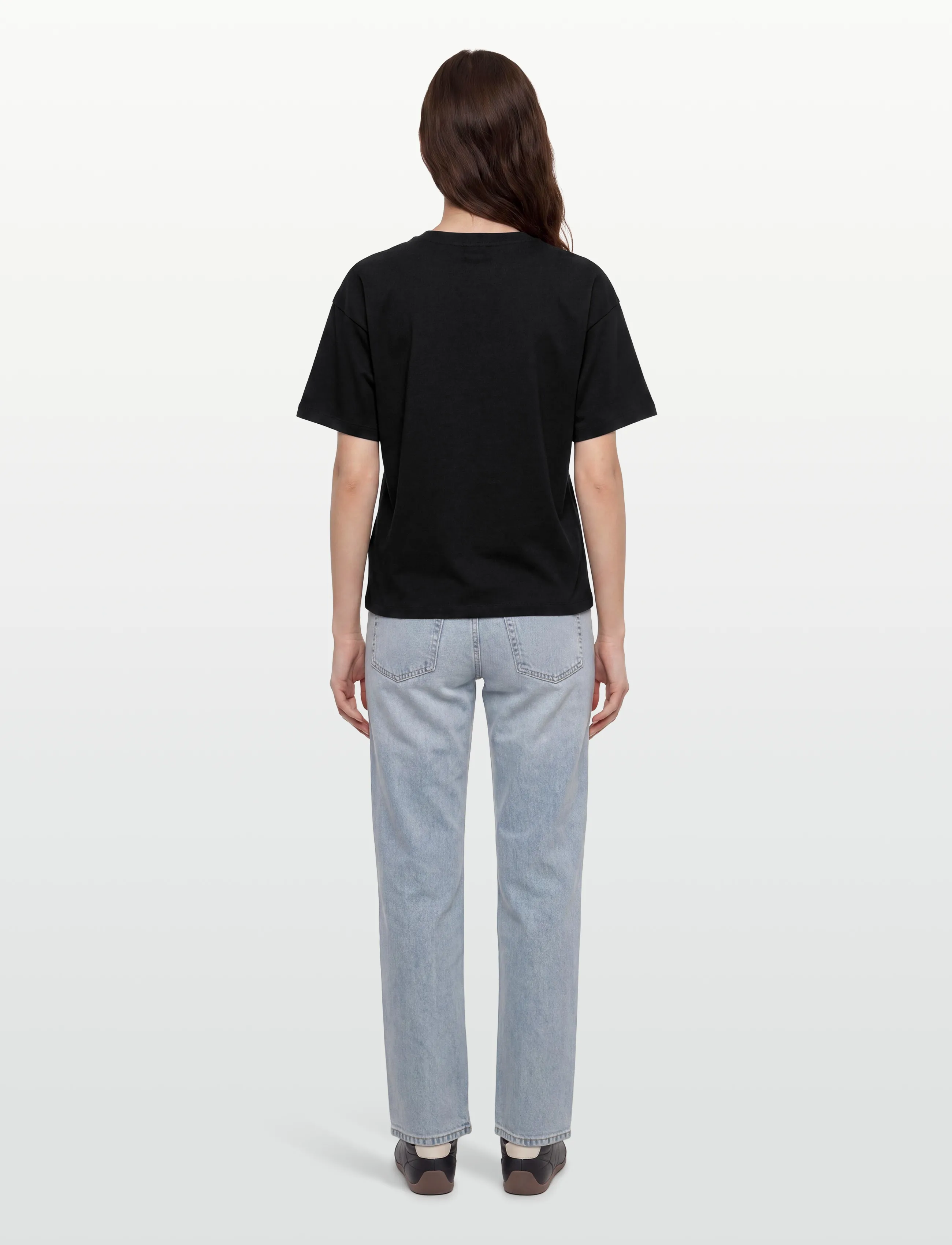 Filippa K - Loose Fit Tee - t-shirts - black - 4