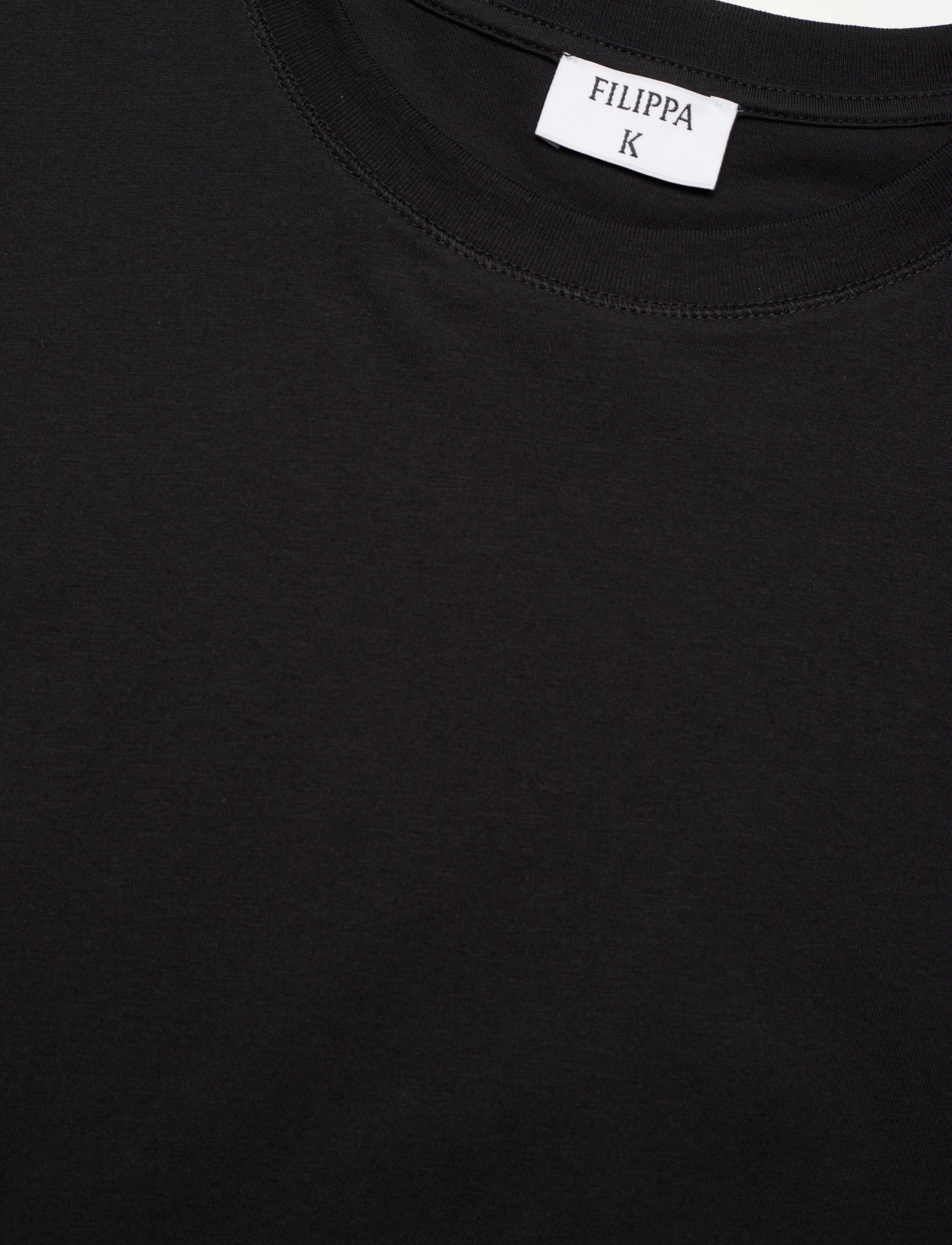 Filippa K - Loose Fit Tee - t-shirts - black - 2