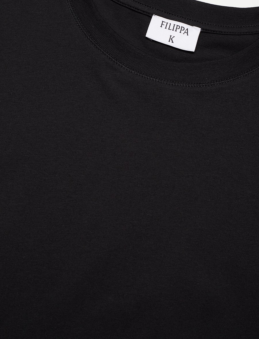 Filippa K - Loose Fit Tee - t-shirts - black - 2