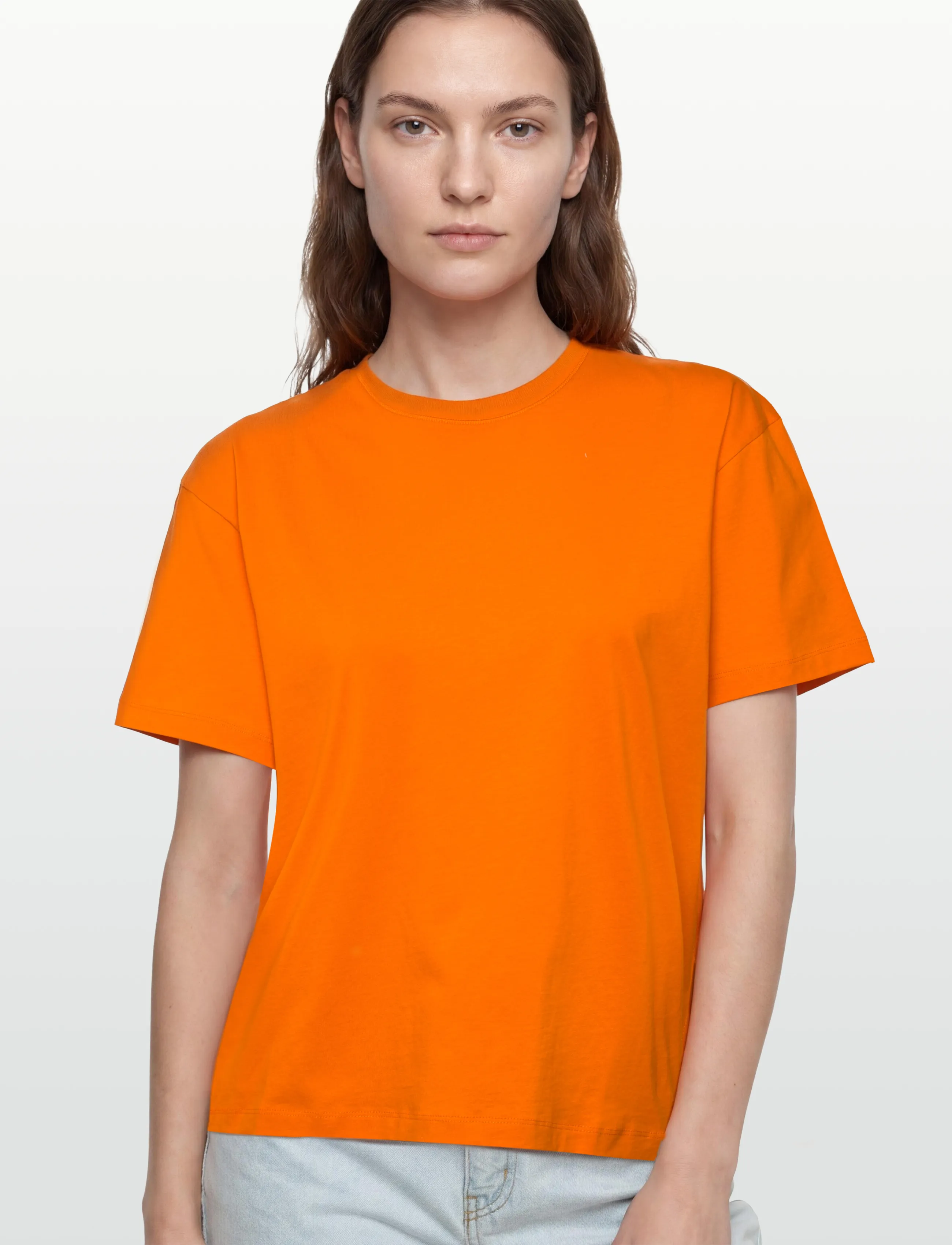 Filippa K - Loose Fit Tee - t-shirts - bright orange - 3