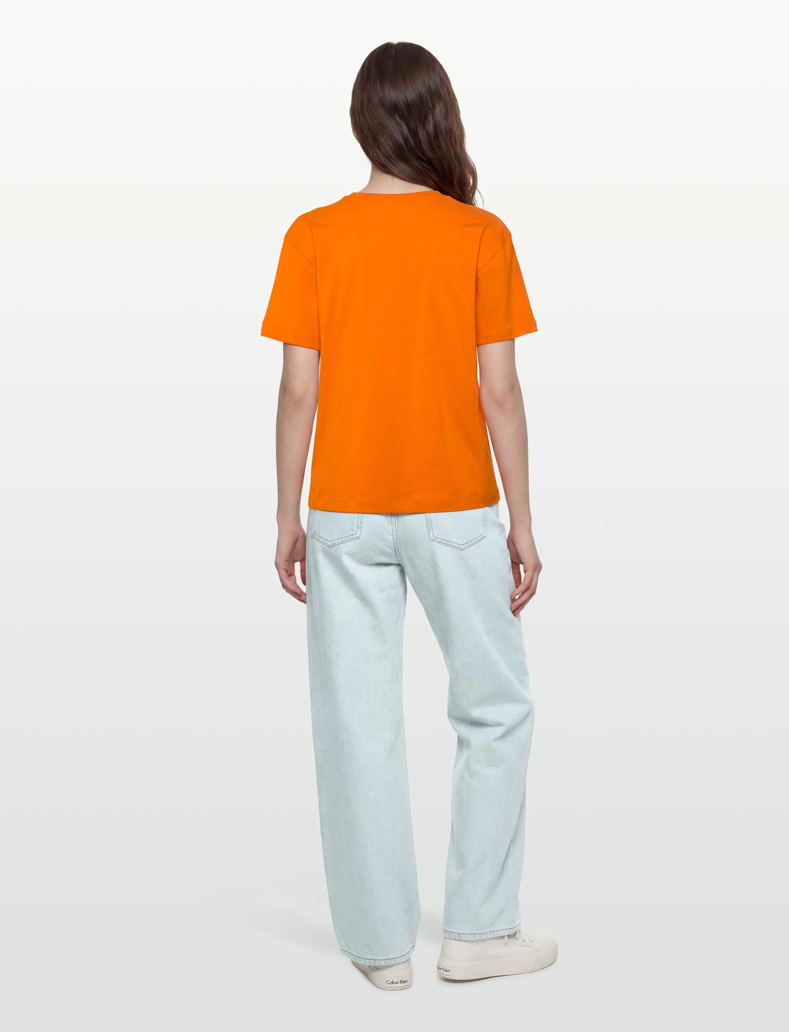 Filippa K - Loose Fit Tee - t-shirts - bright orange - 4