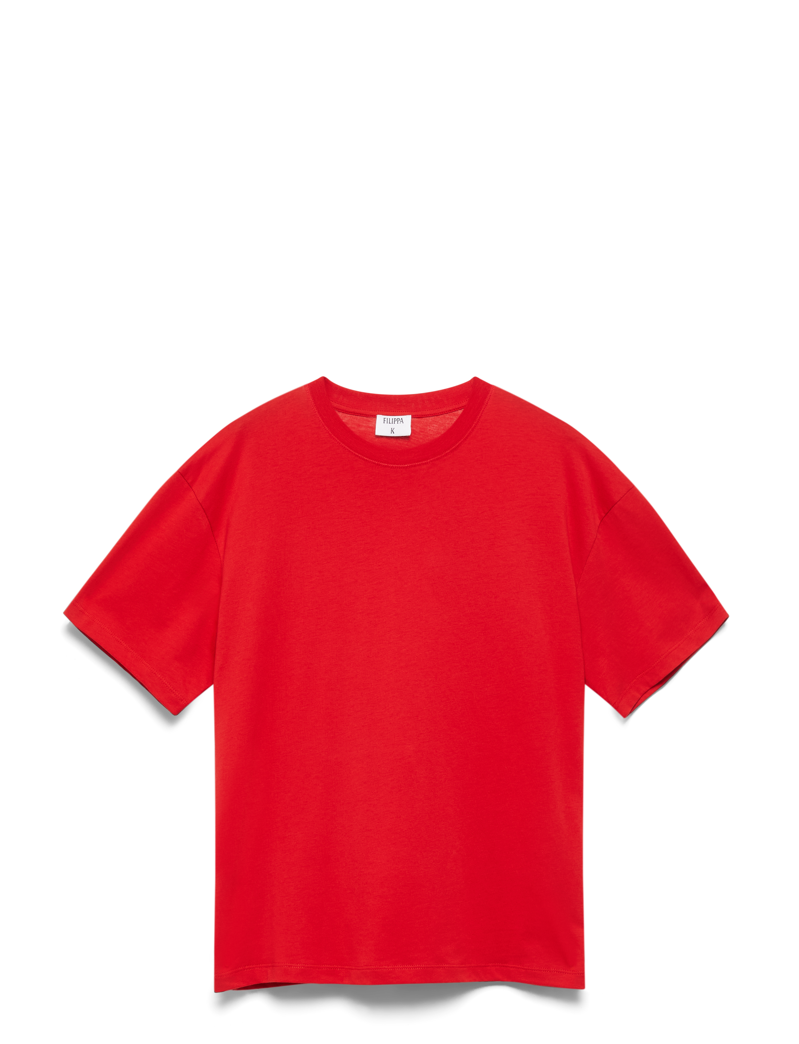 Filippa K Loose Fit Tee - Filippa K - DARK RED / red