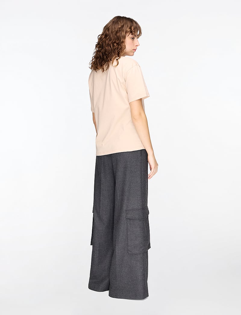 Filippa K - Loose Fit Tee - t-shirts - dusty pink - 4