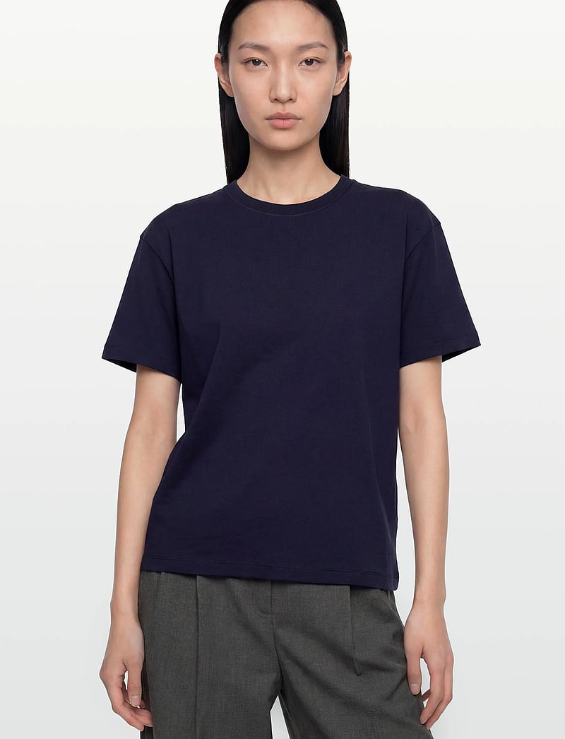 Filippa K - Loose Fit Tee - t-shirts - ink navy - 3
