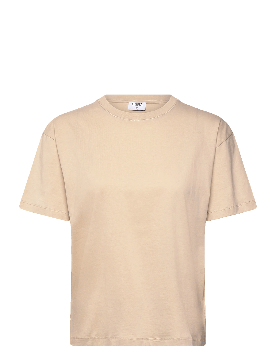 Filippa K - Loose Fit Tee - t-shirts - pearl beige - 1