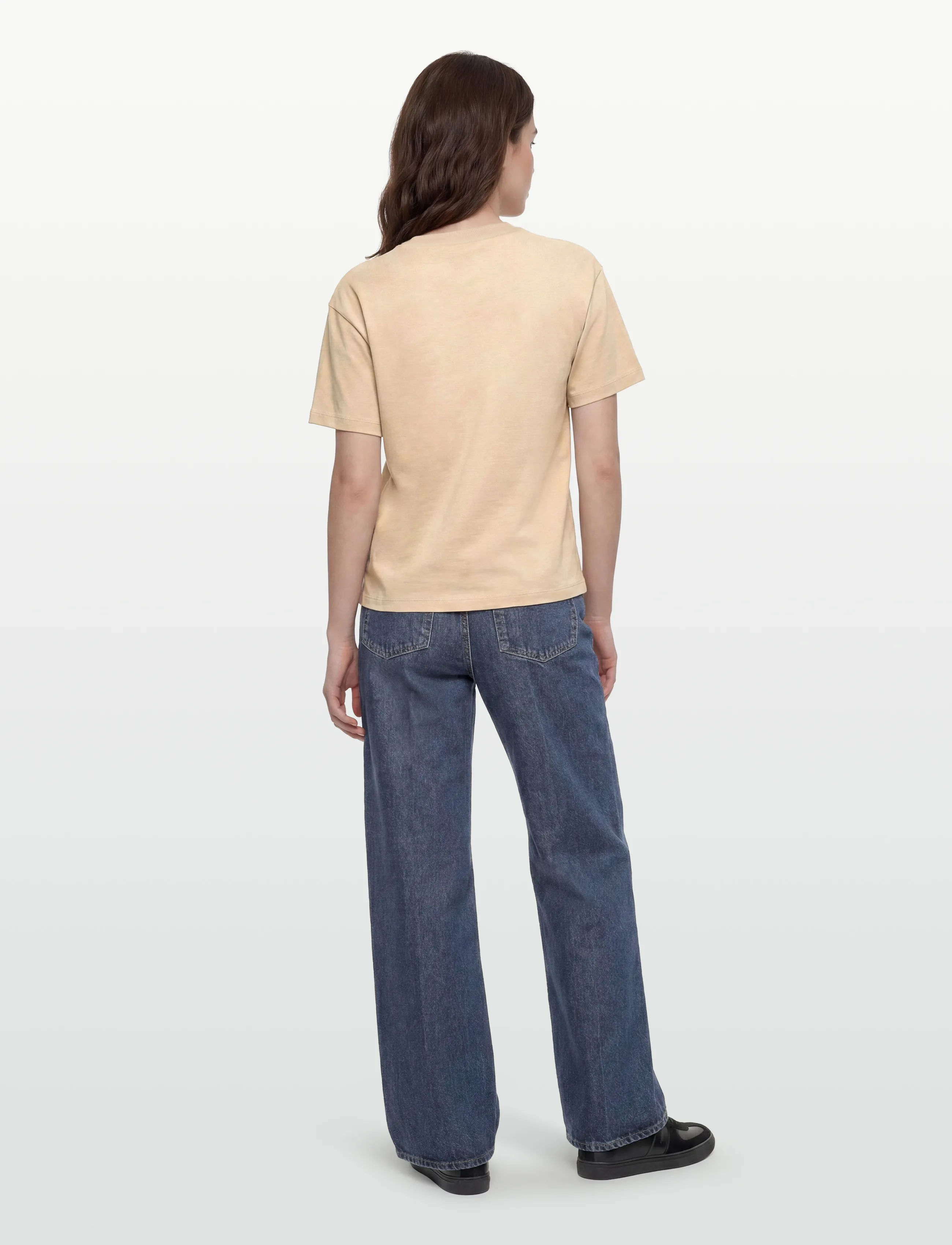 Filippa K - Loose Fit Tee - t-shirts - pearl beige - 4