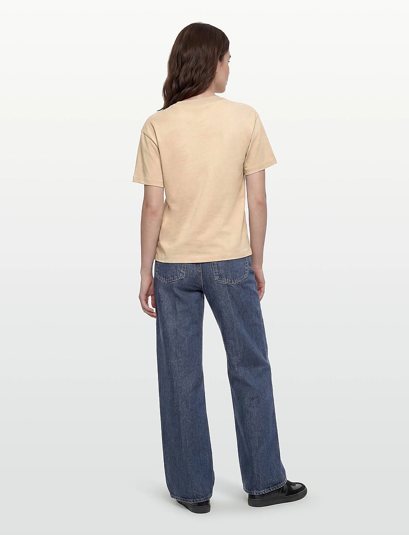 Filippa K - Loose Fit Tee - t-shirts - pearl beige - 4