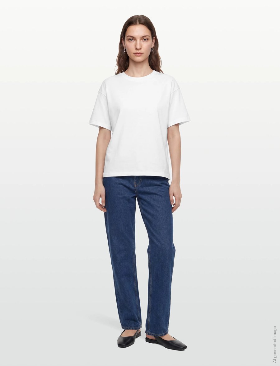 Filippa K - Loose Fit Tee - t-shirts & tops - white - 0