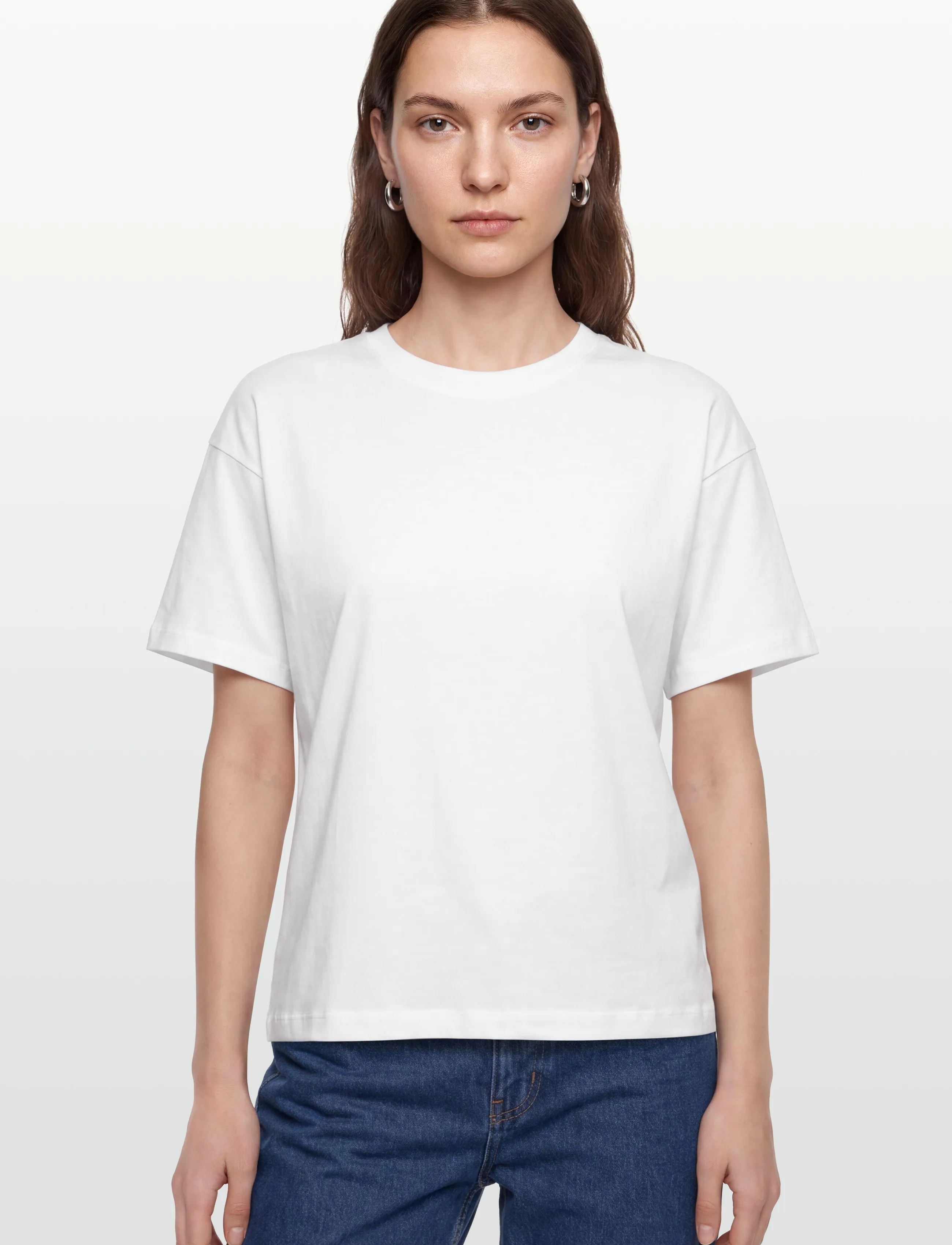 Filippa K - Loose Fit Tee - t-shirts & tops - white - 3