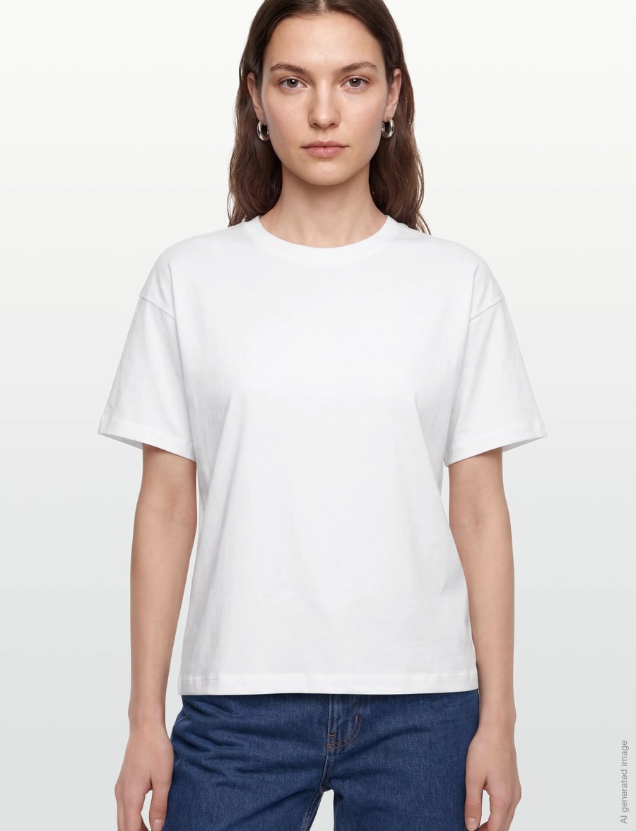 Filippa K - Loose Fit Tee - t-shirts & tops - white - 3