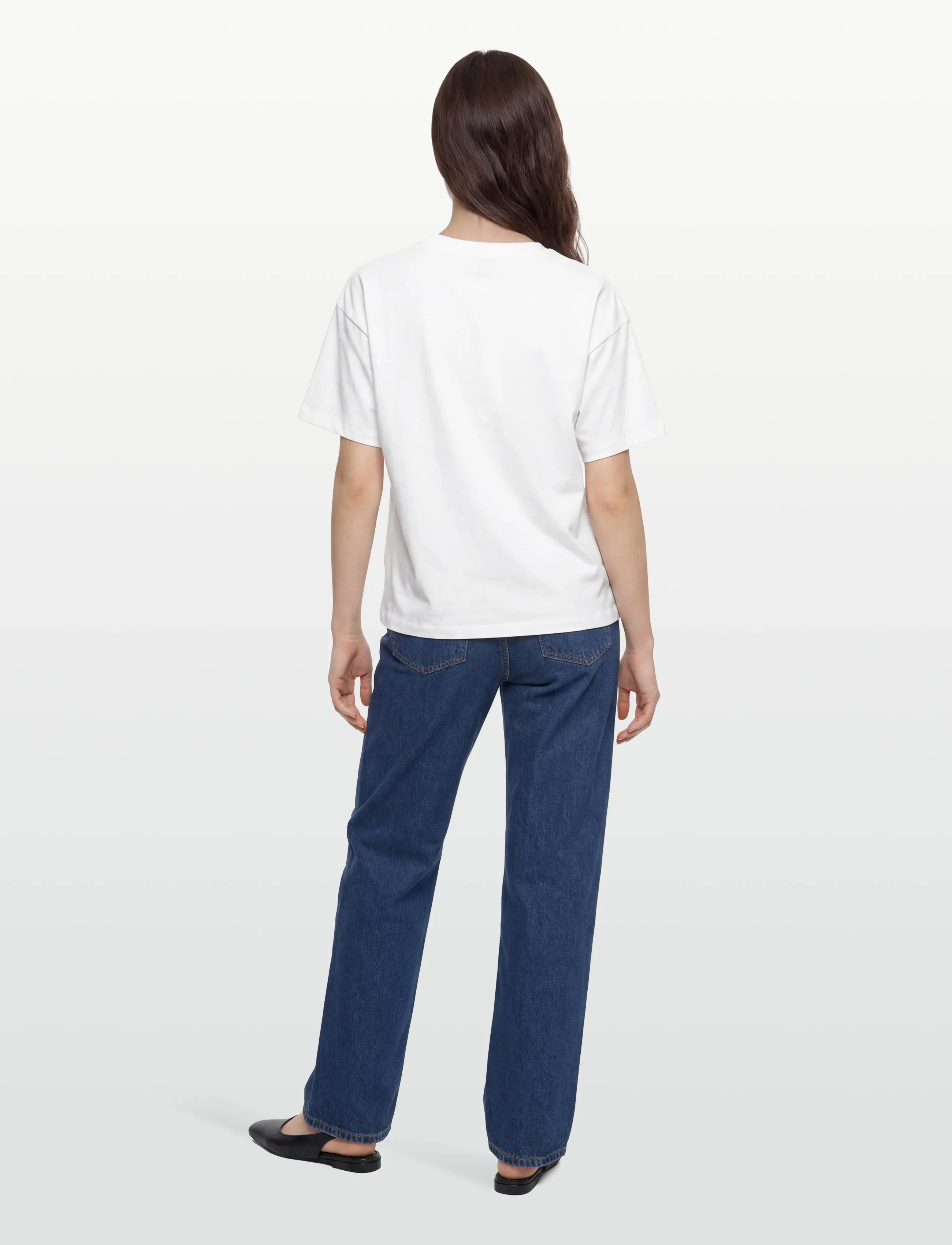 Filippa K - Loose Fit Tee - t-shirts & tops - white - 4