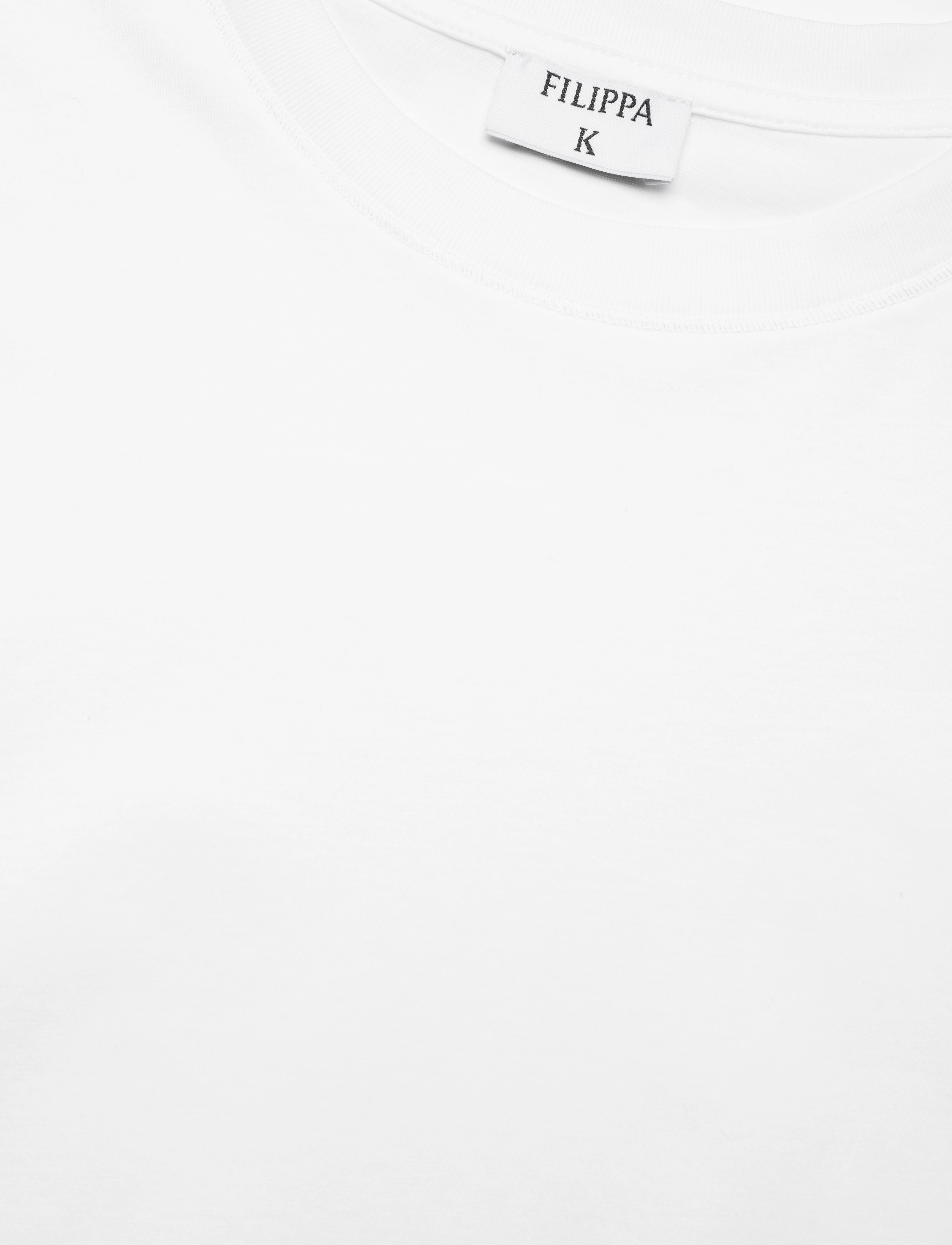 Filippa K - Loose Fit Tee - t-shirts & tops - white - 2